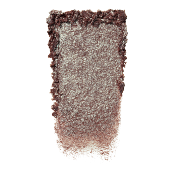 Błyszcząca smuga cienia e.l.f. Fine as Fleck Straight Fire, metaliczny brąz z drobinkami na białym tle.