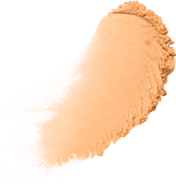 NYX Wonder Snatch Powder Banana Brat, beżowy puder wygładzający i rozświetlający, próbka na czarnym tle.