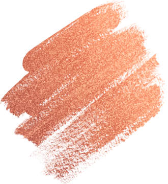 NYX Buttermelt Stix rozświetlacz, Left On Melt. Rozmazany swatch kremowego, brzoskwiniowego rozświetlacza z lśniącym wykończeniem.