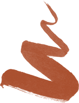 NYX Lip Lingerie Barely There: próbka płynnej konturówki do ust w ciepłym odcieniu terakoty, ślad na tle skóry.