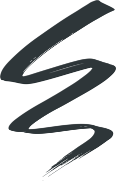 Wavy, ciemnoszary swatch matowego eyelinera NYX Epic Inky Stix Off-Grid Grey na czarnym tle, ukazujący kolor.