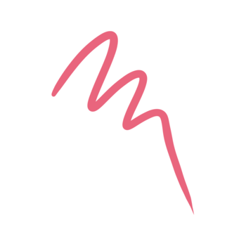 Różowy, falisty swatch peel-off konturówki Revolution Lip Shift Ink w kolorze Red Reveal.