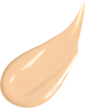 Pojedyncza smuga podkładu Kaja Soft Blur Cushion Foundation 2W Light Medium, jasnobeżowa, z półmatowym wykończeniem.