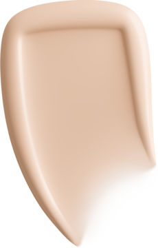 Swatch beżowego, wygładzającego podkładu Facefinity Lasting Blur o matowym wykończeniu, z bliska.