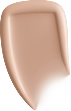 Beżowy swatch podkładu matującego Facefinity Lasting Blur, o gładkiej, kremowej teksturze i naturalnym wykończeniu.