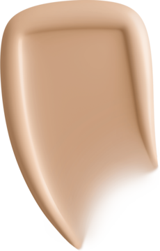 Gładka smuga matowego podkładu Facefinity Lasting Blur w naturalnym beżu, prezentująca jego lekką, wygładzającą formułę.