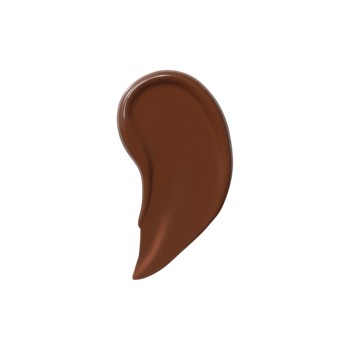 Swatch nawilżającego korektora e.l.f. Soft Glam Satin Rich Cool, ciemny brąz, kremowy, satynowy.