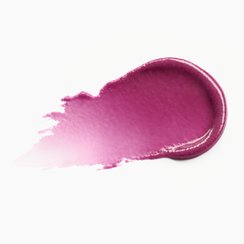 Catrice 040 Kiss Me Wild, fuksjowy olejek do ust, błyszczący swatch z efektem nawilżenia. Delikatnie kryjący.