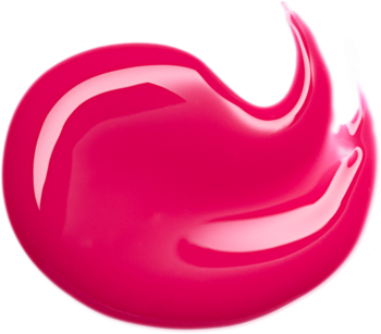 Błyszczący, różowy żelowy balsam essence jelly POT 20 Got You! do ust i policzków, swirled na białym tle.