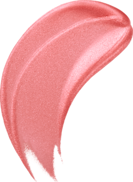 Różowo-złota, błyszcząca smuga kremowego cienia do powiek NYX Lid Lingerie Risky Rosé.
