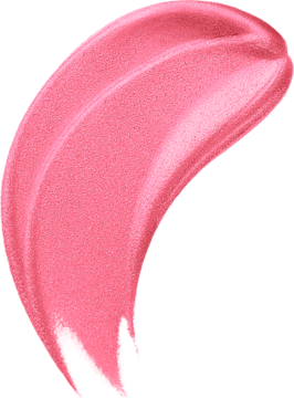 Kremowy cień NYX Lid Lingerie Push-Up Pink, metaliczny, jasnoróżowy, rozmazany na czarnym tle.