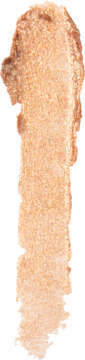 Pionowy swatch rozświetlającego sztyftu Beauty Balm w odcieniu brzoskwiniowego złota z perłowym połyskiem.