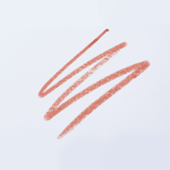 ARTDECO Soft Lip Liner, próbka konturówki w odcieniu nude-brzoskwiniowym, z miękkimi, diagonalnymi pociągnięciami na białym tle.