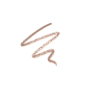 Jasnobrązowa falista linia z kredki Ultra Fine Brow Liner, imitująca naturalny włosek brwi.
