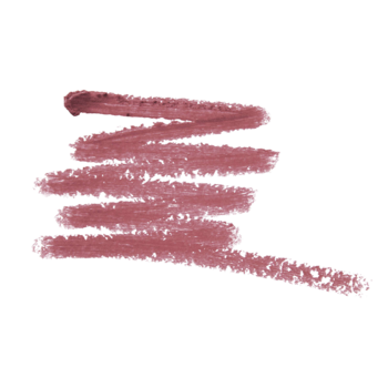 Swatche błyszczącej pomadki Artdeco Lip Shine Stylo w odcieniu Souvenir; różowo-śliwkowe smugi na białym tle.