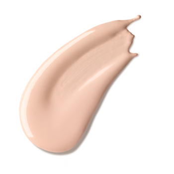 Płynny podkład Artdeco Perfect Teint Pure Porcelain, beżowy swatch o matowym wykończeniu na białym tle.