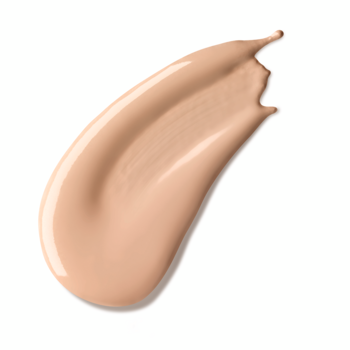 Swatch podkładu do twarzy Artdeco Perfect Teint w odcieniu Warm Vanilla, płynny, matujący efekt.
