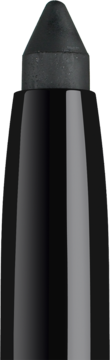 Artdeco High Performance Eyeshadow Stylo Benefit Black, zbliżenie na matową, stożkową końcówkę.