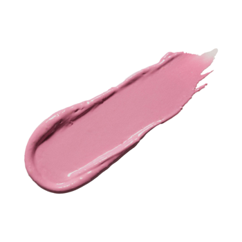 Różowy swatch nawilżającej pomadki Artdeco Hydra Care Charming Oasis, o kremowej teksturze, na białym tle.