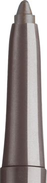Zbliżenie na precyzyjną, wysuwaną kredkę do oczu Mineral Eye Styler w metalicznym odcieniu brązu.