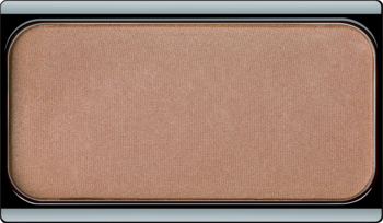Róż Artdeco Deep Brown Orange Blush, wymienny wkład do kasetki Beauty Box, matowy, ciepły brąz, widok z góry.