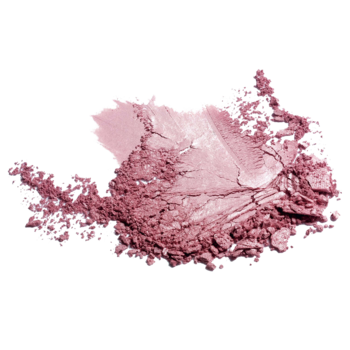Artdeco Bright Fuchsia Blush, sypki róż do policzków w kolorze fuksji z delikatnym połyskiem, rozsypany na białym tle.