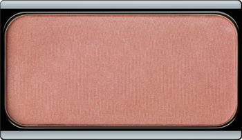 Artdeco róż do policzków Beige Rose Blush, wkład wymienny, prostokątny, gładki, matowy puder w czarnej ramce.