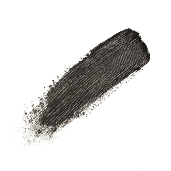 Próbka czarnego, wodoodpornego tuszu ARTDECO Angel Eyes Mascara, gęsta smuga na białym tle.