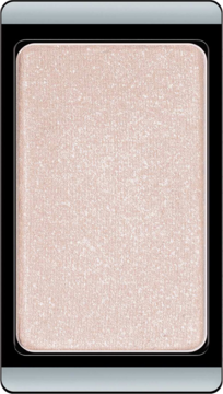 Pojedynczy brokatowy cień do powiek Artdeco Glam Natural Skin, jasny, perłowo-różowy wkład w ramce.