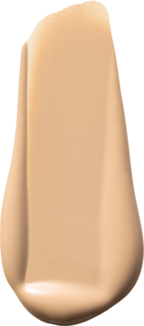 Kremowy swatch beżowego podkładu Skin Veil Foundation, luksusowy, satynowe wykończenie z połyskiem.