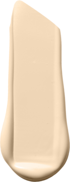 Skin Veil Foundation, beżowy podkład o satynowym wykończeniu, rozmazany na białym tle.