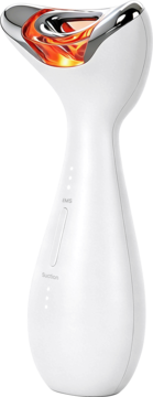Biały masażer Garett Beauty Lift Skin Pulse do twarzy z podświetlaną głowicą, funkcje EMS i Suction.