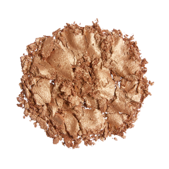 Rozkruszony rozświetlacz Revolution Reloaded Highlighter Bronze Boldness, miedziany proszek o intensywnym blasku.