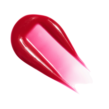 Swirl Revolution Peptide Glaze Tinted Lip Serum Raspberry Crush, błyszczący czerwono-różowy odcień na białym tle.