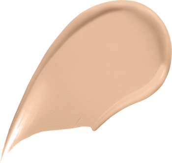 Gładki swatch podkładu Max Factor Facefinity Lasting Performance w odcieniu Pastelle, jasnobeżowy, o lekko płynnej teksturze.