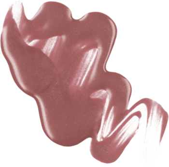 Próbka błyszczącej pomadki Max Factor Lipfinity Lip Colour 16 Glowing, w odcieniu brudnego różu z drobinkami, na białym tle.