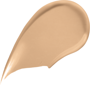 Duża, jasnobeżowa smuga podkładu Max Factor Facefinity Lasting Performance Golden Ivory, kryjącego i trwałego.