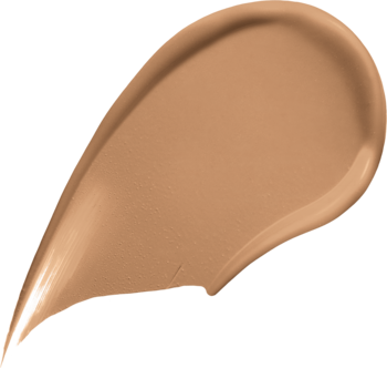 Max Factor Facefinity Lasting Performance, odcień Honey: gęsty swatch długotrwałego podkładu w miodowym beżu.