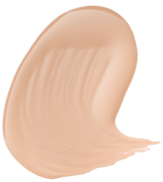 Płynny podkład HD Liquid Coverage 002 Porcelain Beige, brzoskwiniowo-beżowy swatch, gładki, wysokie krycie.