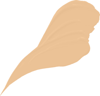 Matujący podkład It's Real Matt 103 Warm Beige w formie rozmazu, widoczny na czarnym tle, gładka tekstura.