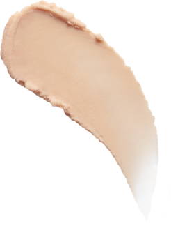 Beżowy, kremowy swatch bazy Pore Filler pod podkład, bezolejowy z witaminą E, widok z góry.