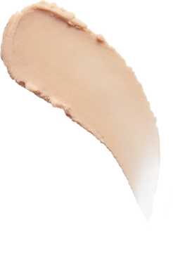 Beżowy, kremowy swatch bazy Pore Filler pod podkład, bezolejowy z witaminą E, widok z góry.