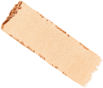 Pojedynczy, beżowy pasek ultralekkiego rozświetlacza Rimmel High’light 001 Stardust, pudrowy.