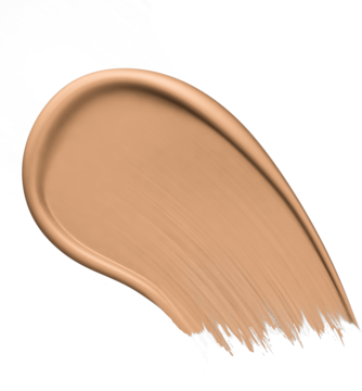Swatch trwałego podkładu Miss Sporty Perfect to Last 24H, beżowy, gładki, półmatowy ślad na szarym tle.