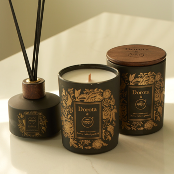 DOROTA & AROMA HOME ,patyczki zapachowe, Czarna Róża z Paczulą,promocyjne