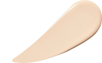 Kremowy swatch beżowego kremu BB z SPF20, nawilżający podkład matujący, gładka tekstura na białym tle.