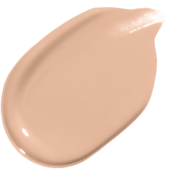 Beżowa kropla nawilżającego korektora-serum NYX Bare With Me, z gładkim, naturalnym wykończeniem.
