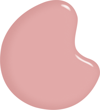 Sally Hansen Miracle Gel 236 Shock and Mauve, błyszcząca kropla lakieru w odcieniu brudnego różu na czarnym tle.