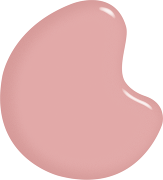 Sally Hansen Miracle Gel 236 Shock and Mauve, błyszcząca kropla lakieru w odcieniu brudnego różu na czarnym tle.