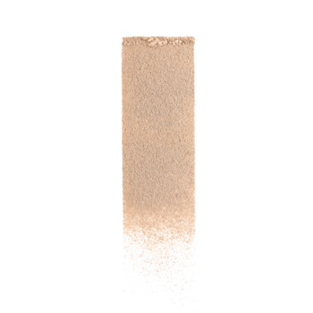 Beżowy podkład w pudrze L'Oréal Infaillible 24H Fresh Wear, ukazujący matową, sypką teksturę.